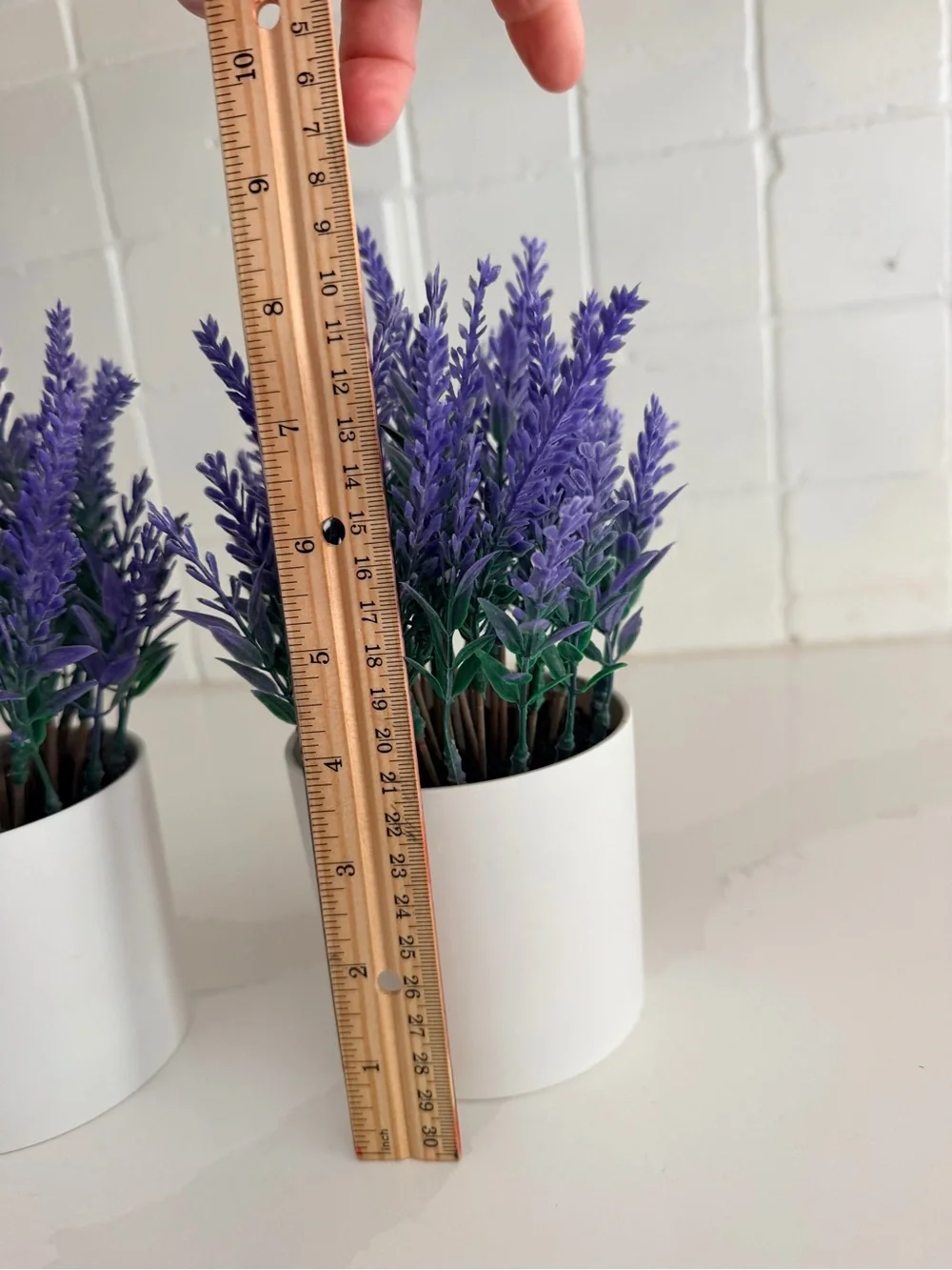 Artificial Lavender Potted Plant - Purple - threshold x 2